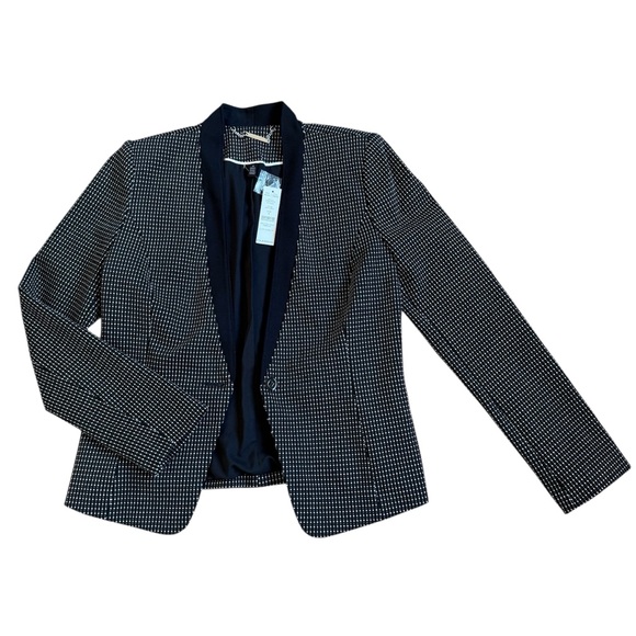 NWT White House Black Market Polka Dot Blazer Women’s Size 8 - Picture 2 of 8